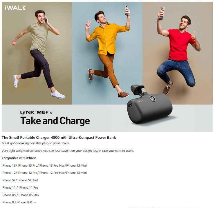 iWalk 4800mAh 20W Pocket Power Bank iWalk 4800mAh 20W Pocket Power Bank